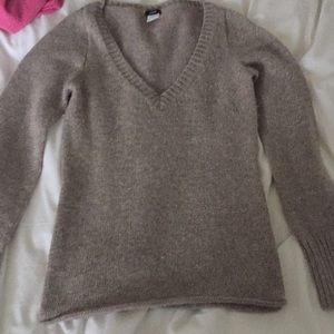 J-Crew sparkly v neck sweater